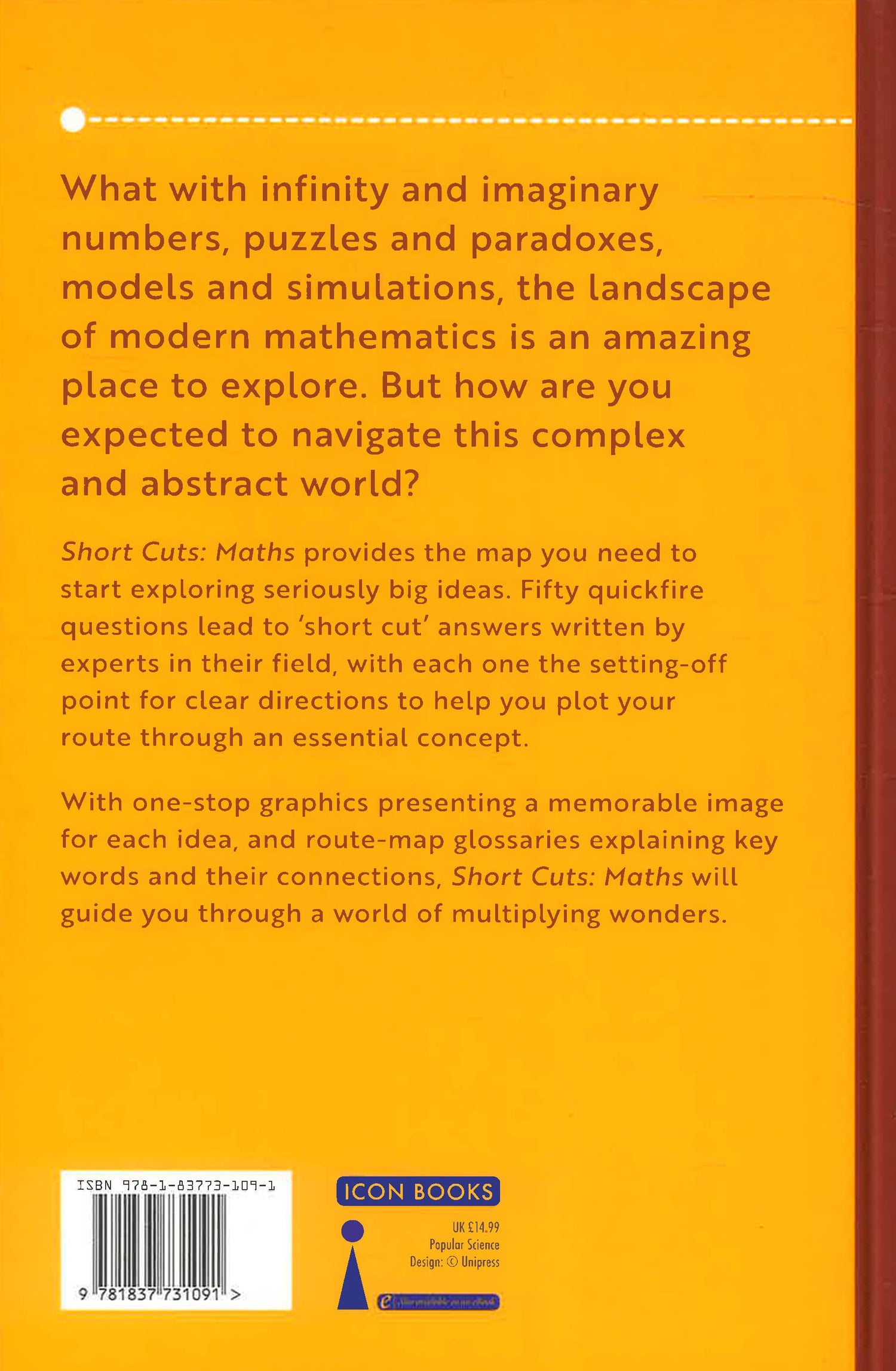 Short Cuts: Maths by Katie Steckles – book cover
