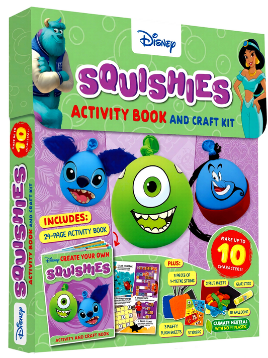Disney: Squishies Activity Book And Craft Kit (Craft Box)