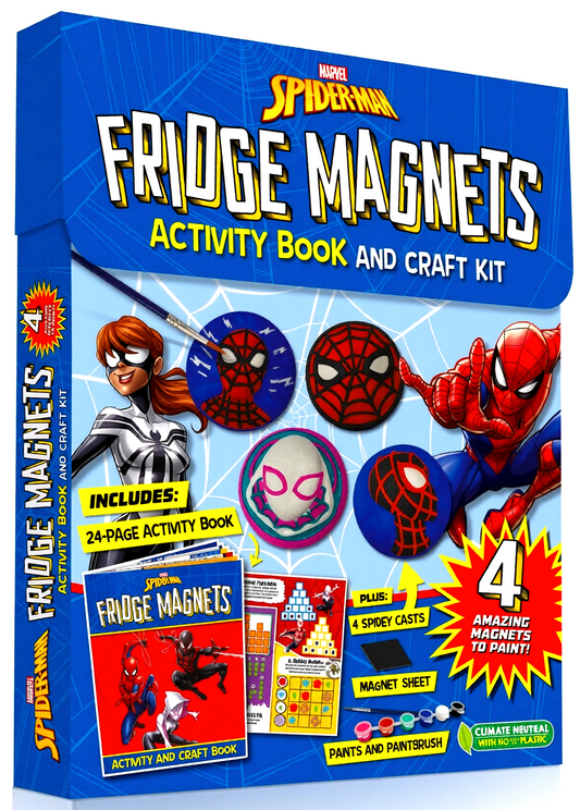Marvel Spider-Man: Fridge Magnets Activity Book And Craft Kit