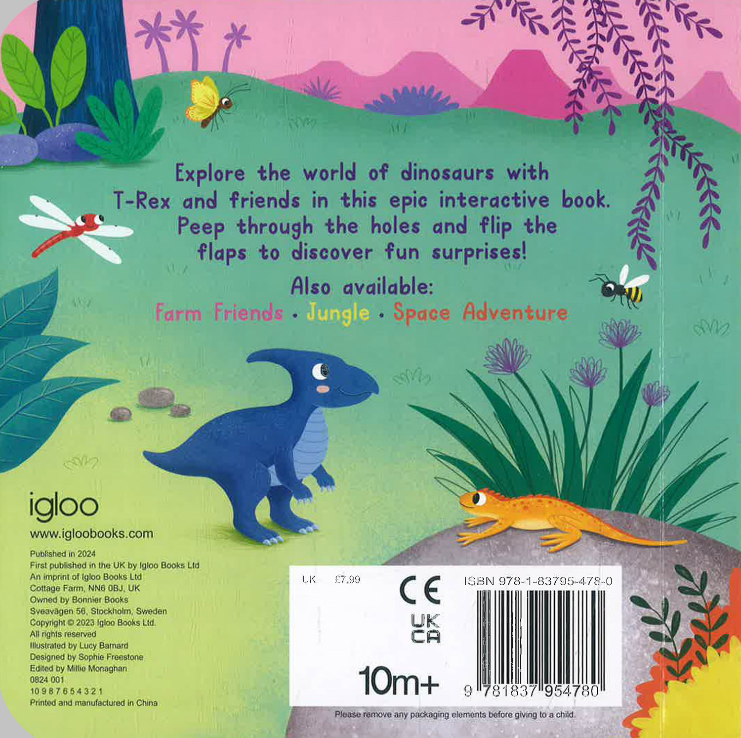 Peep-Through Surprise 2: Dino by Igloo Books – book cover