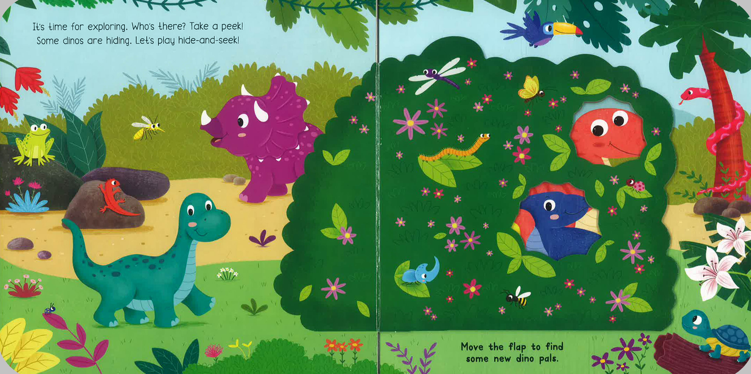 Peep-Through Surprise 2: Dino by Igloo Books – book cover