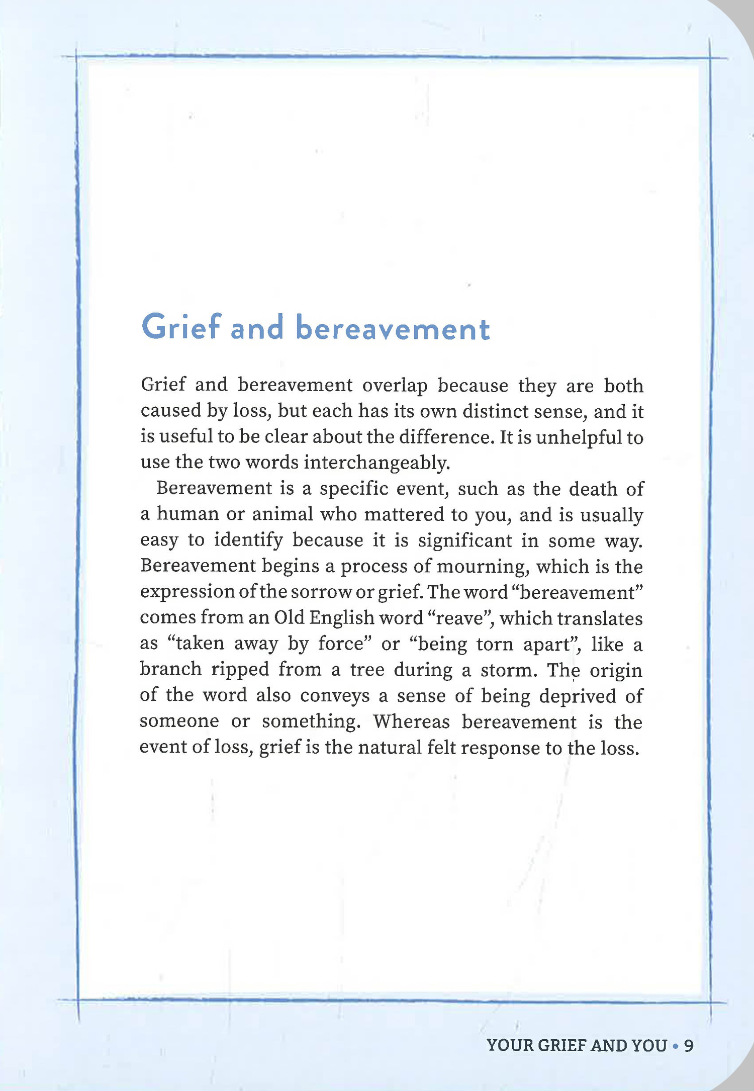 Grief: A Guided Workbook To Help You Heal by Christopher Spriggs – book cover