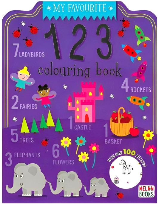 My Favourite 123 Colouring Book