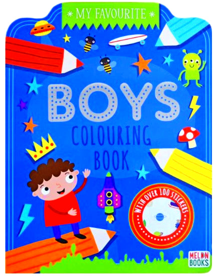 My Favourite Boys colouring Book