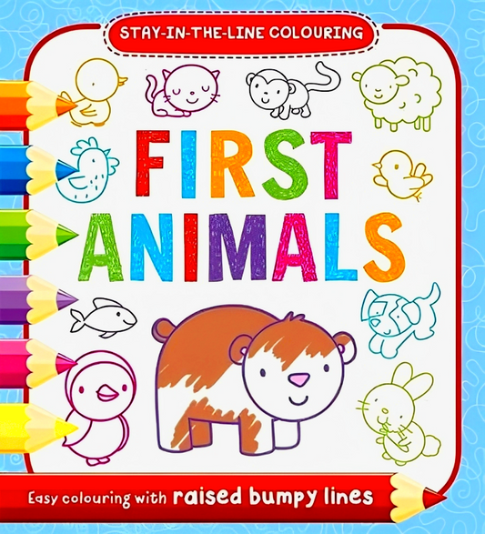 Stay In The Line Colouring - My First Animals