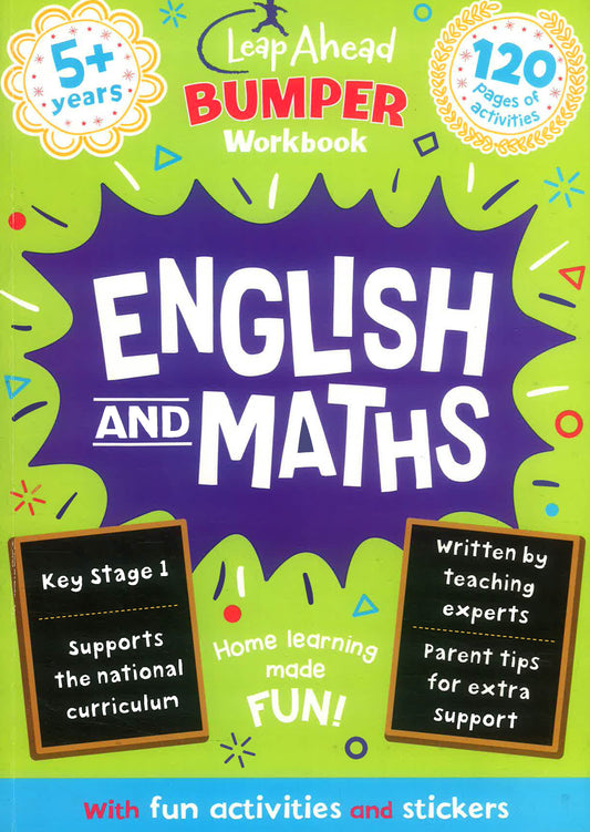 Leap Ahead Bumper Workbook English And Maths Ks1 5+ Years