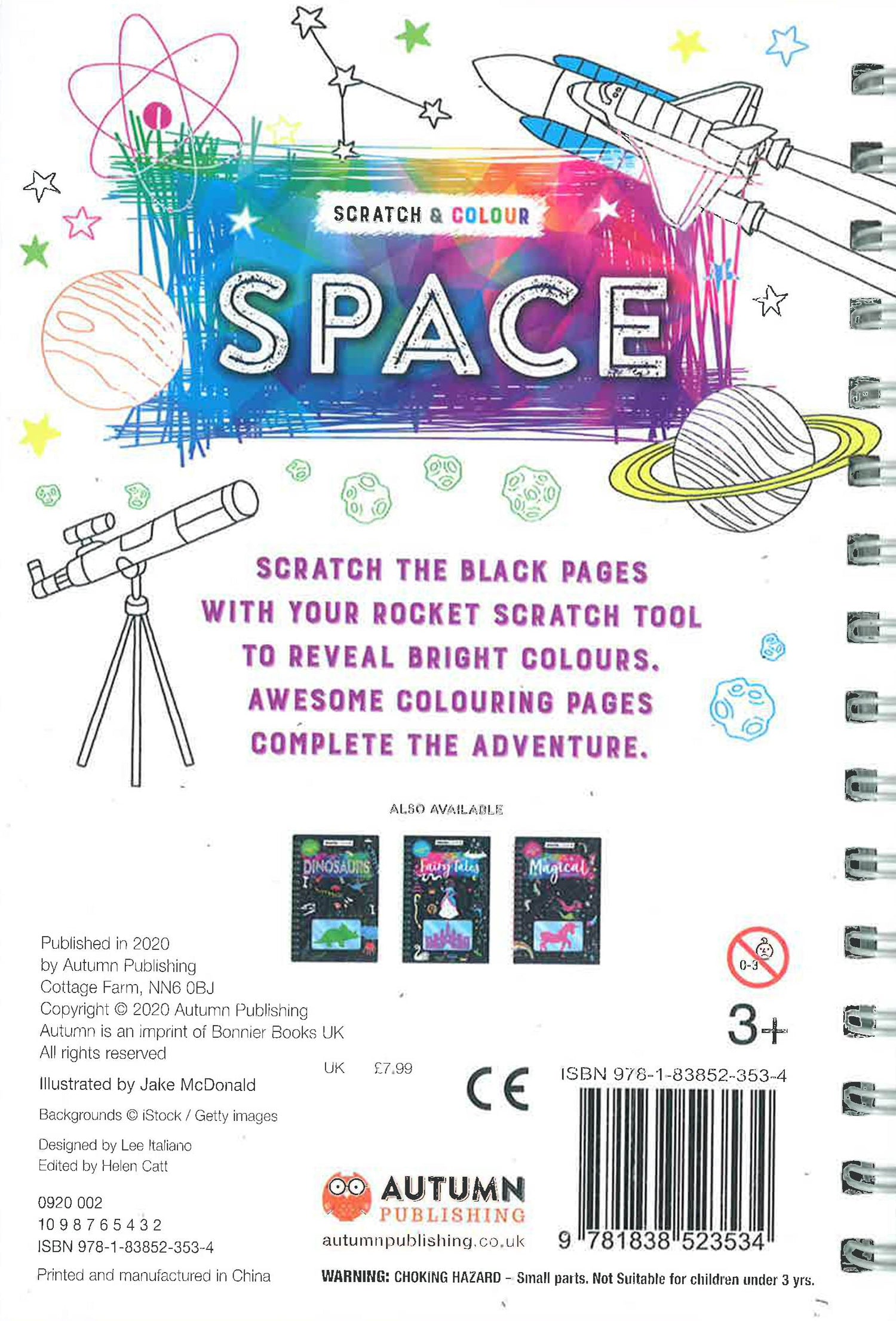 Scratch & Colour: Space – BookXcess