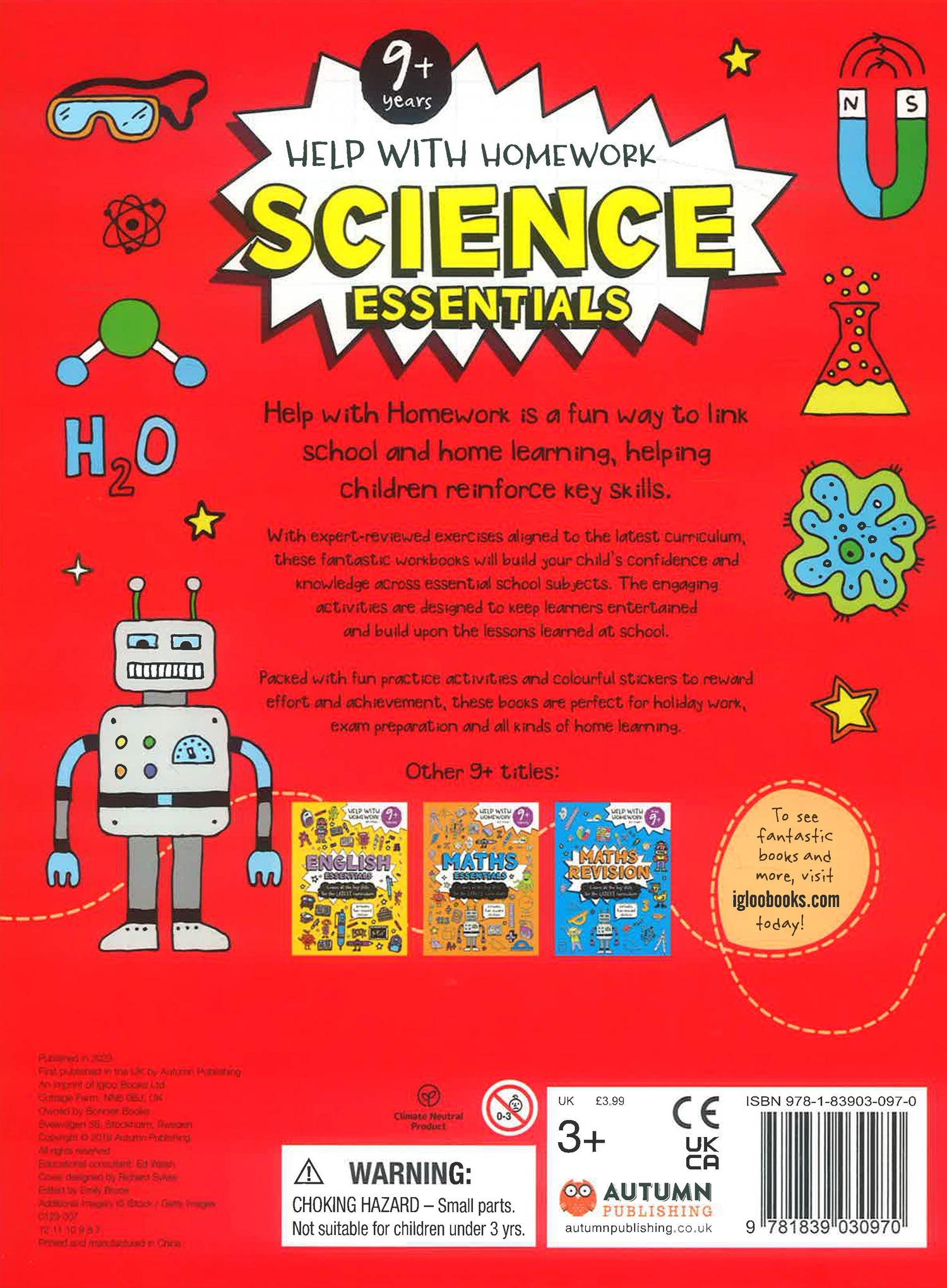 Science Help Book Cover Help With Homework: Science Essentials 9+ Years – BookXcess
