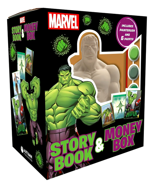 Marvel Hulk Story Book & Money Box
