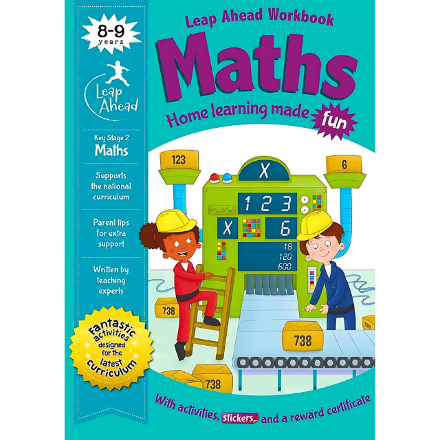 Leap Math Books Leap Ahead: 8-9 Years Maths – BookXcess