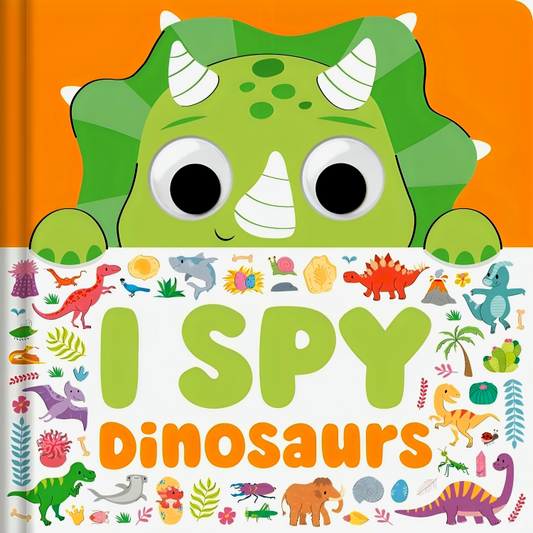 I Spy Dinosaurs: Spot Tons of Hidden Objects with Wobbly Eyes on Each Page