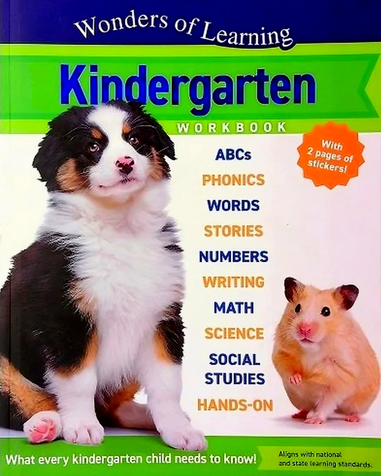 Wonders Of Learning: Kindergarten Workbook