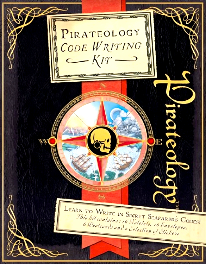 Pirate Secret Code A Pirate's Code Writing Kit – BookXcess