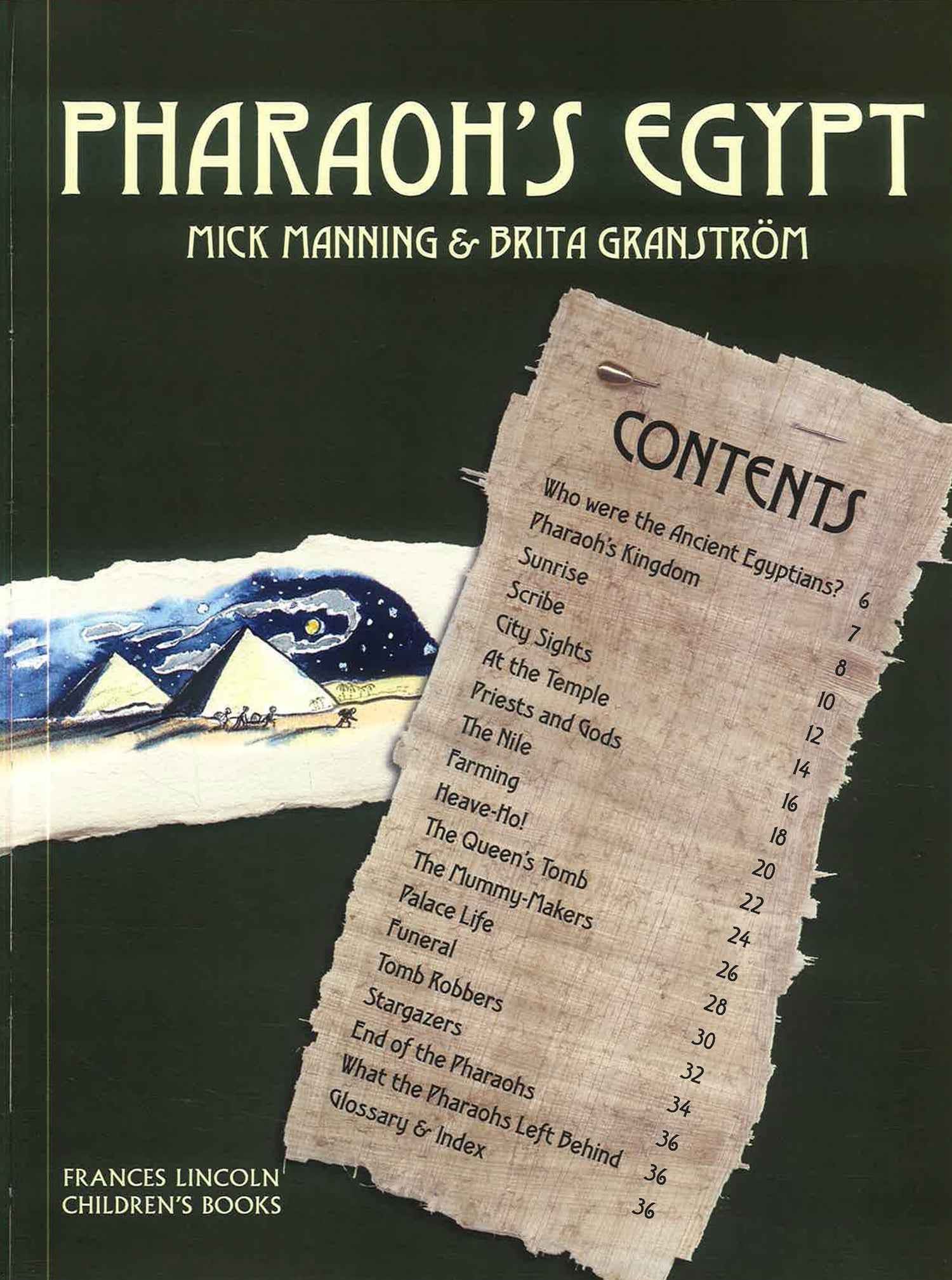 Pharaoh's Egypt by Mick Manning – book cover