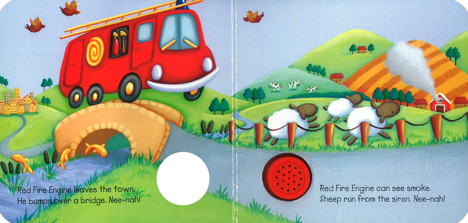 Fire Engine Rhyme Vehicle Sounds: The Red Fire Engine – BookXcess