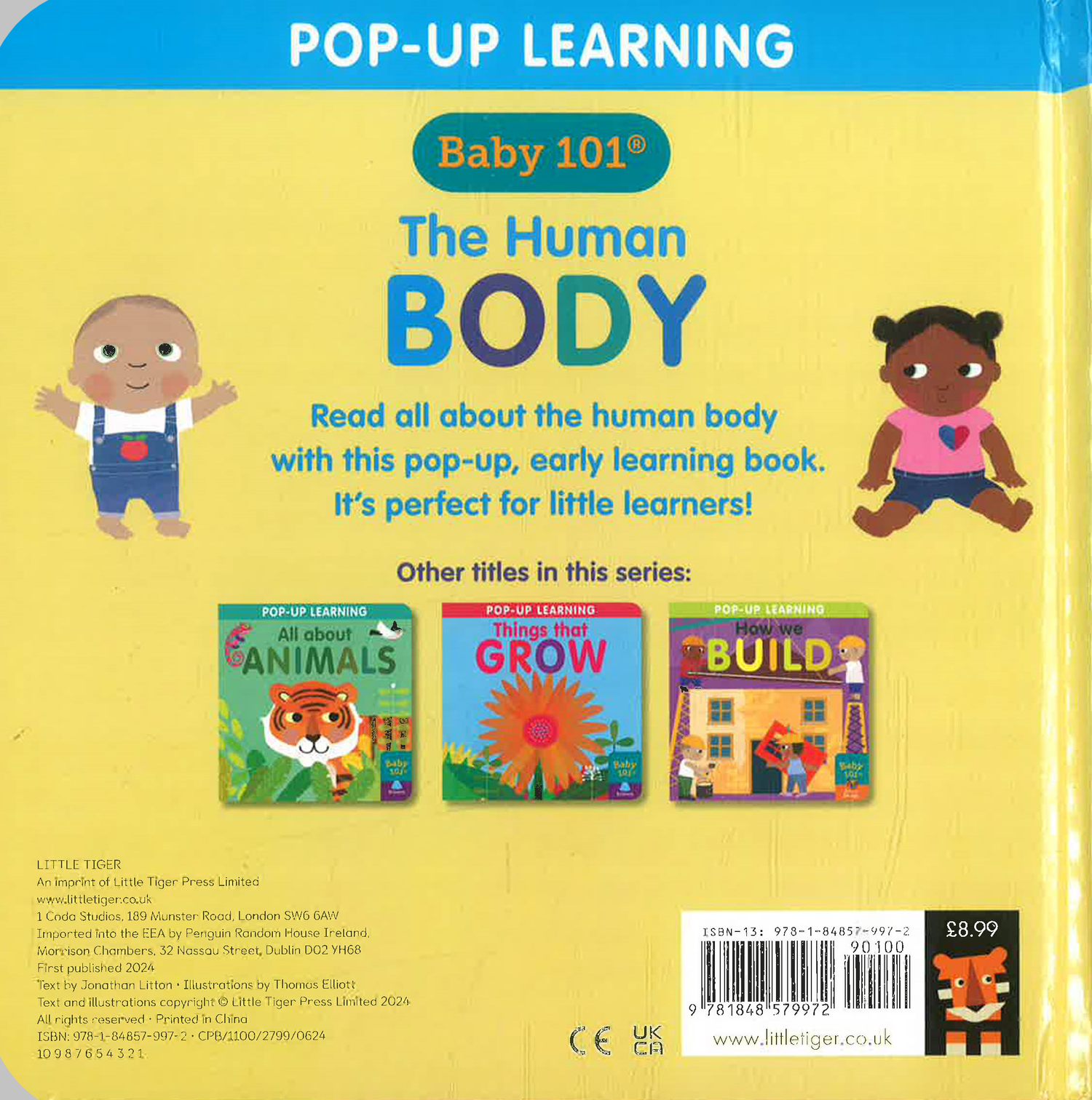 Baby 101 Pop Up Human Body – BookXcess - Main Image