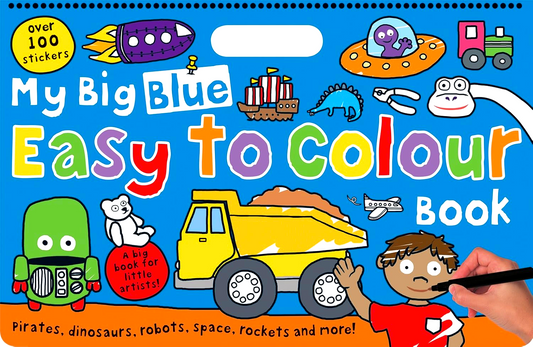 My Big Blue Easy To Colour Book
