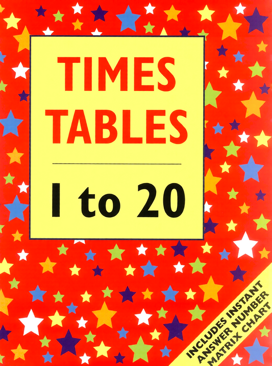 Times Tables - 1 to 20 (giant Size): Includes Instant Answer Number Matrix Chart