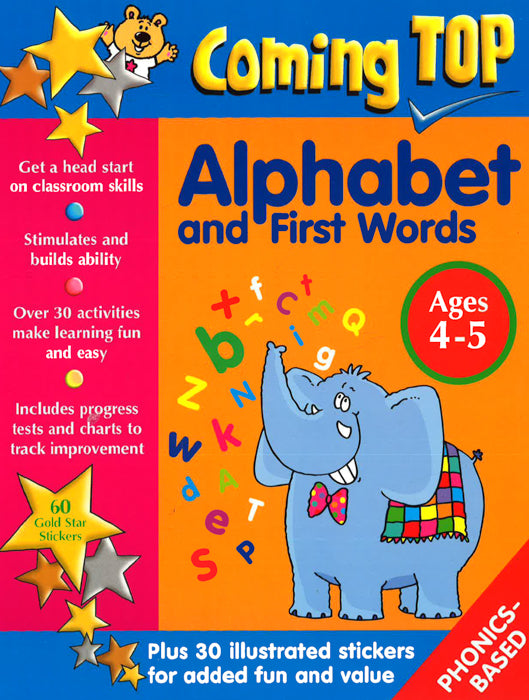 Coming Top Alphabet & First Word Age 4-5