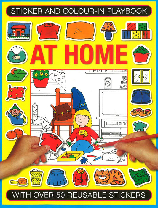 Sticker & Color In Playbook At Home
