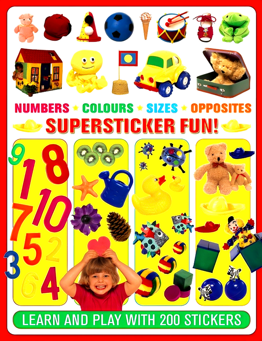 Supersticker Fun! Numbers, Colours, Sizes & Opposites