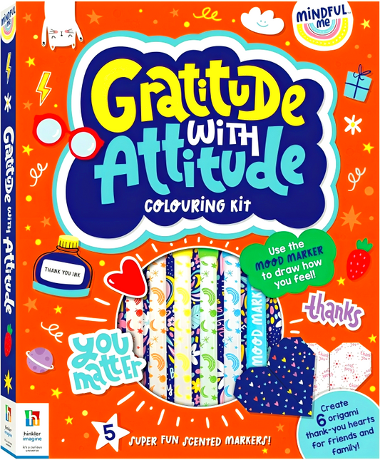 Mindful Me: Gratitude With Attitude Colouring Kit