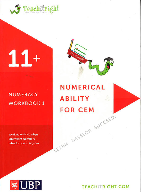 Numerical Ability For Cem 11+ Numeracy Workbook 1