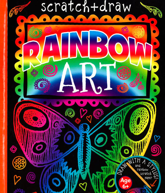 Scratch & Draw Rainbow Art
