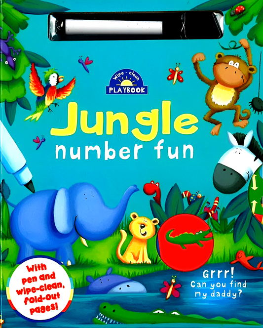Wipe Clean Playday: Jungle Number Fin