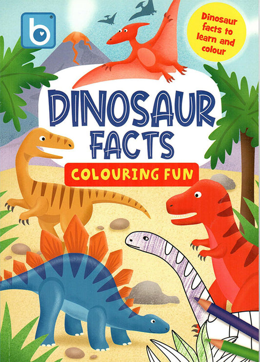 Dinosaur Facts Colouring Fun