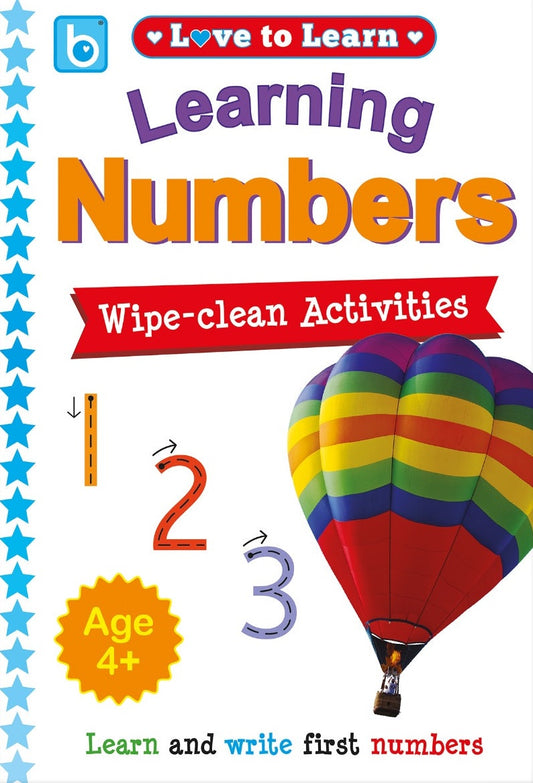 Love To Learn Wipe Cleans: Learning Numbers