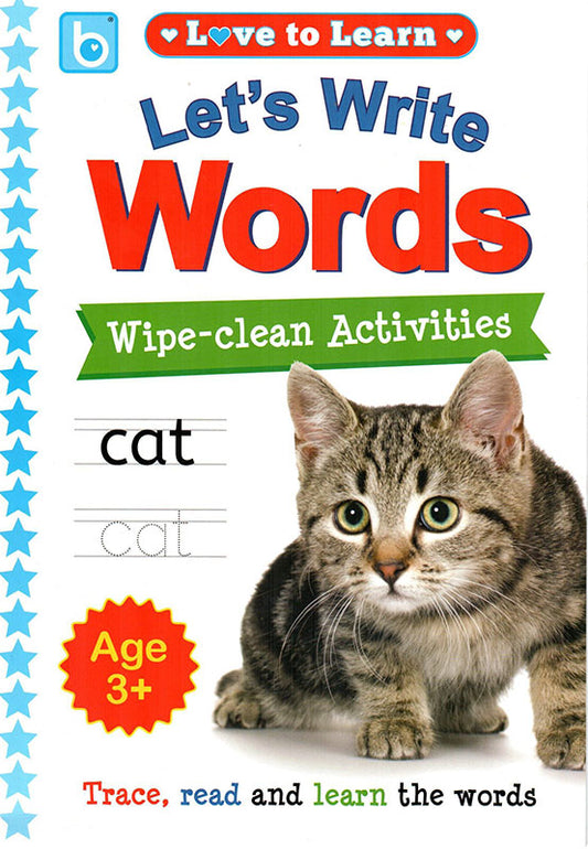 Love To Learn Wipe Cleans: Let's Write Words