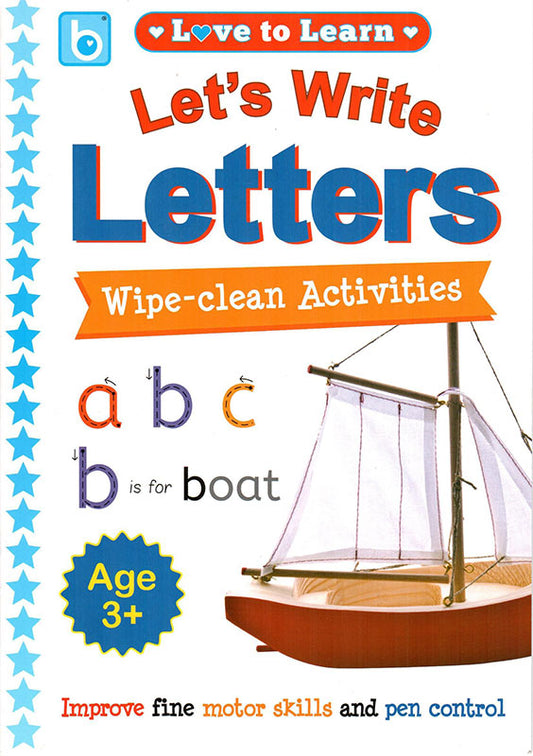 Love To Learn Wipe Cleans: Let's Write Letters
