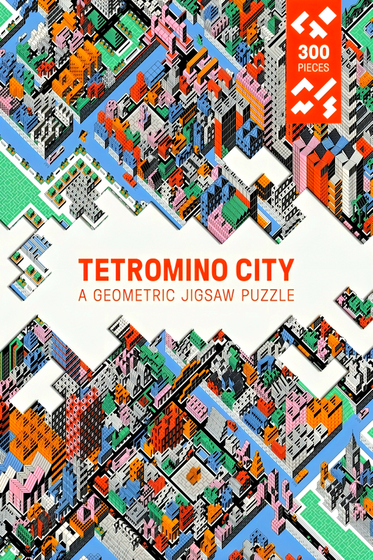 Laurence King Tetromino City 300 Piece Gemoetric Jigsaw Puzzle