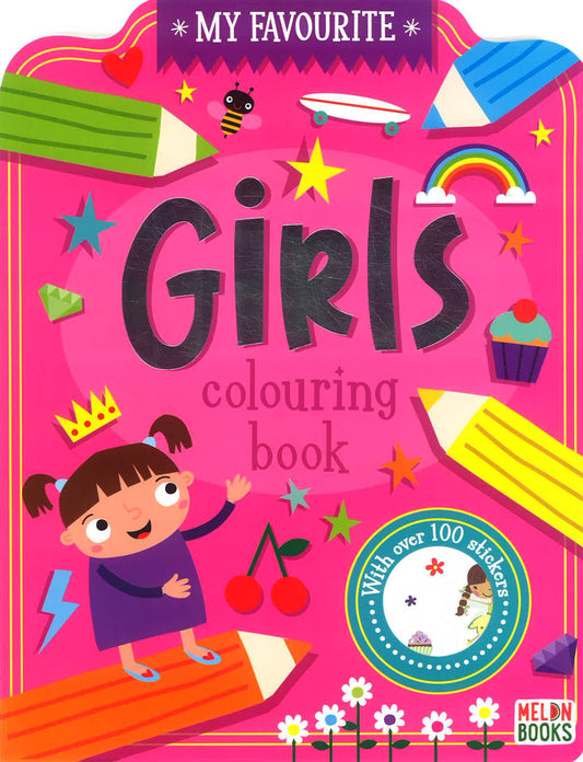 My Favourite Girls colouring book