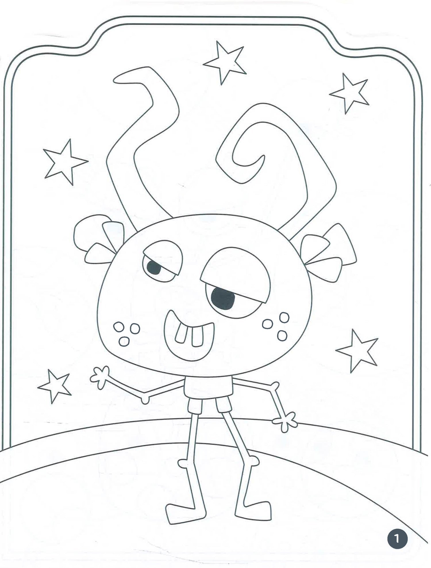 coloring pages of monsters vs aliens My Favourite Monsters And Aliens Colouring Book – BookXcess