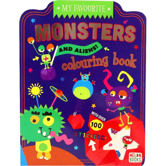 My Favourite Monsters And Aliens Colouring Book