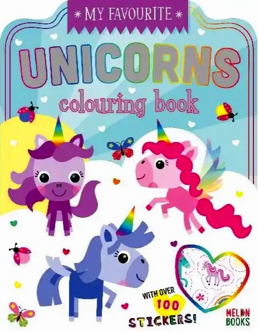 My Favourite Unicorns Colouring Book