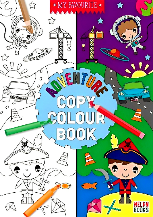 [Flash Sale  RM 6.93 from  1-6 May 2024] My Favourite Copy Colour Book: Adventure
