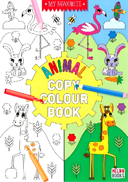 [Flash Sale  RM 6.93 from  1-6 May 2024] My Favourite Copy Colour Book: Animal