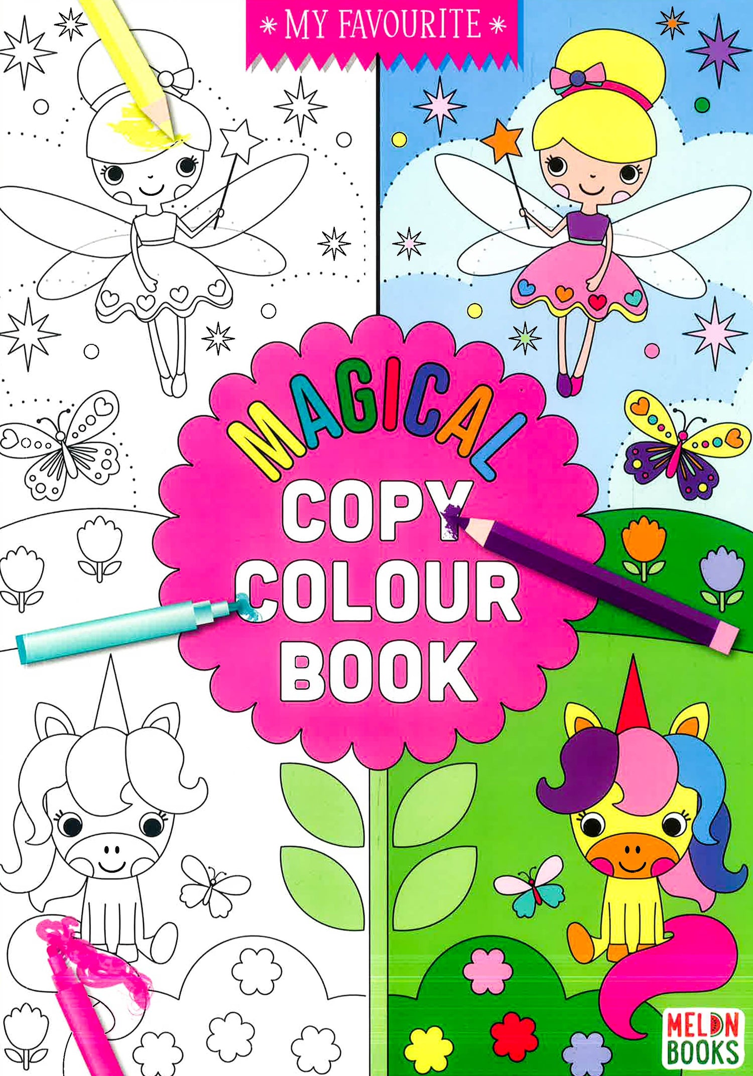 My Favourite Copy Colour Book: Magical – BookXcess