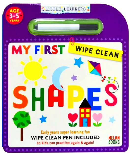 My First Shapes Wipe Clean Board Book