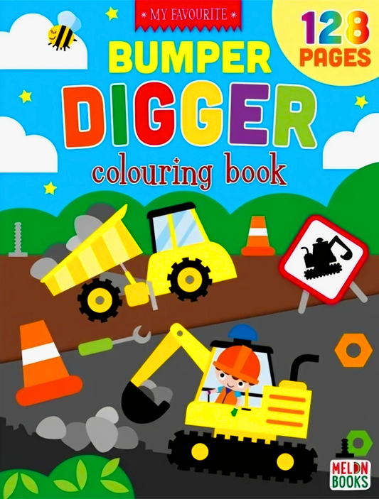 My Bumber 128 Page Colouring Book: Digger