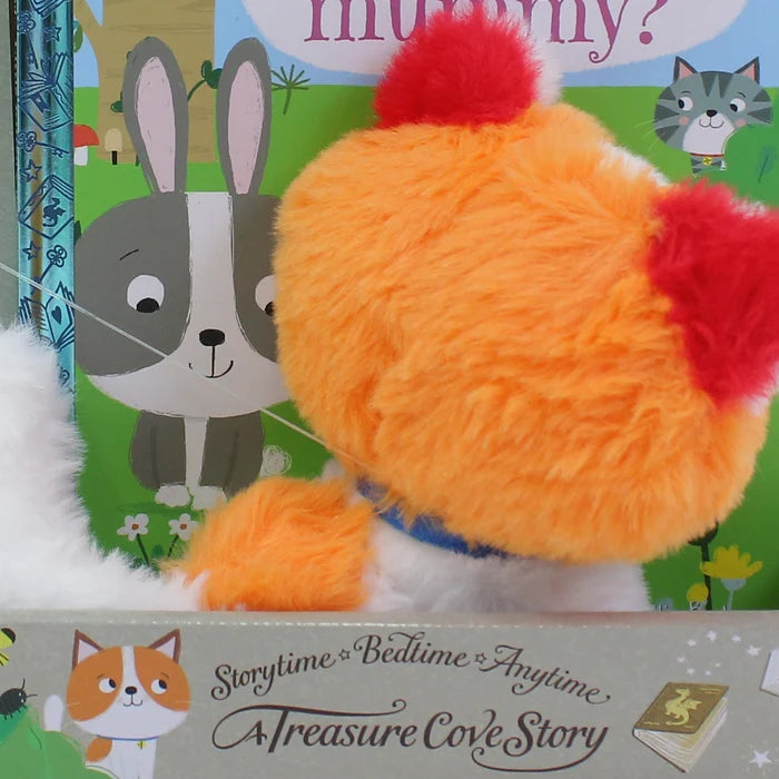 Can You Find... Little Kitten's Mummy? Treasure Cove Story Book & Plush by Laughing Lobster – book cover