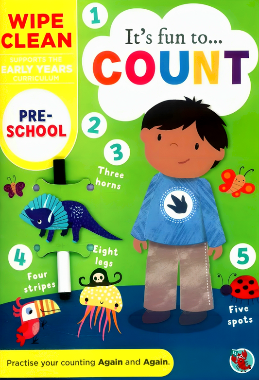 Wipe Clean Its Fun To Count (Inc Pen)