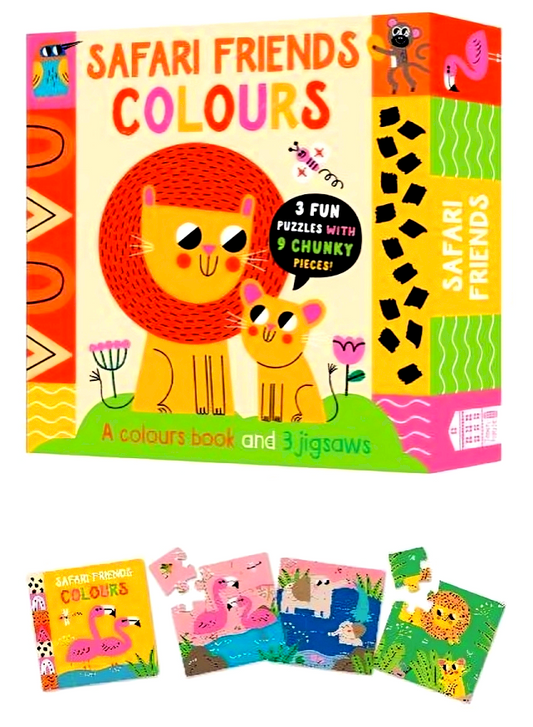 Puzzle Play: Safari Friends- Colours