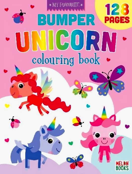 My Bumber 128 Page Colouring Book: Unicorn