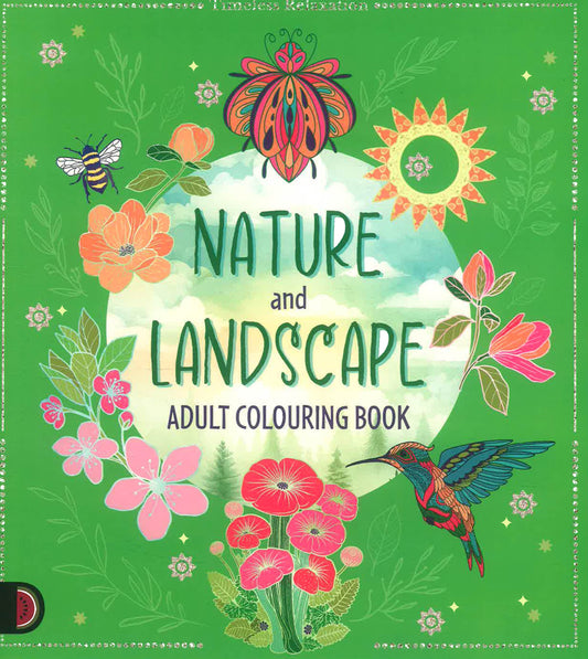 Nature And Landscape Adult Colouring Book