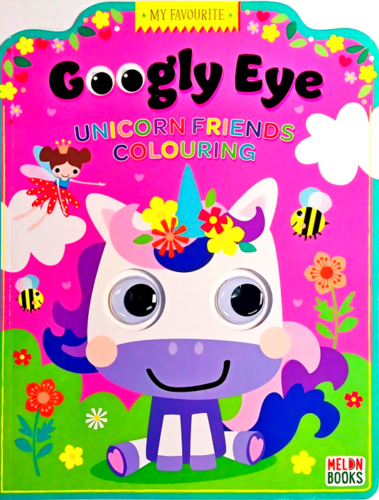 Googly Eye Unicorn Friends Colouring (Ub)