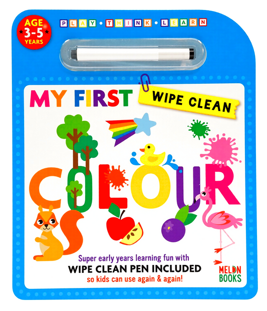 My First Colour Wipe Clean Board Book